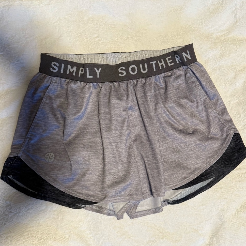 Simply Southern Light Gray Shorts